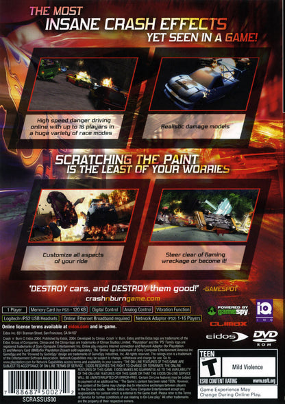 Crash N Burn - Playstation 2 - Retro Island Gaming