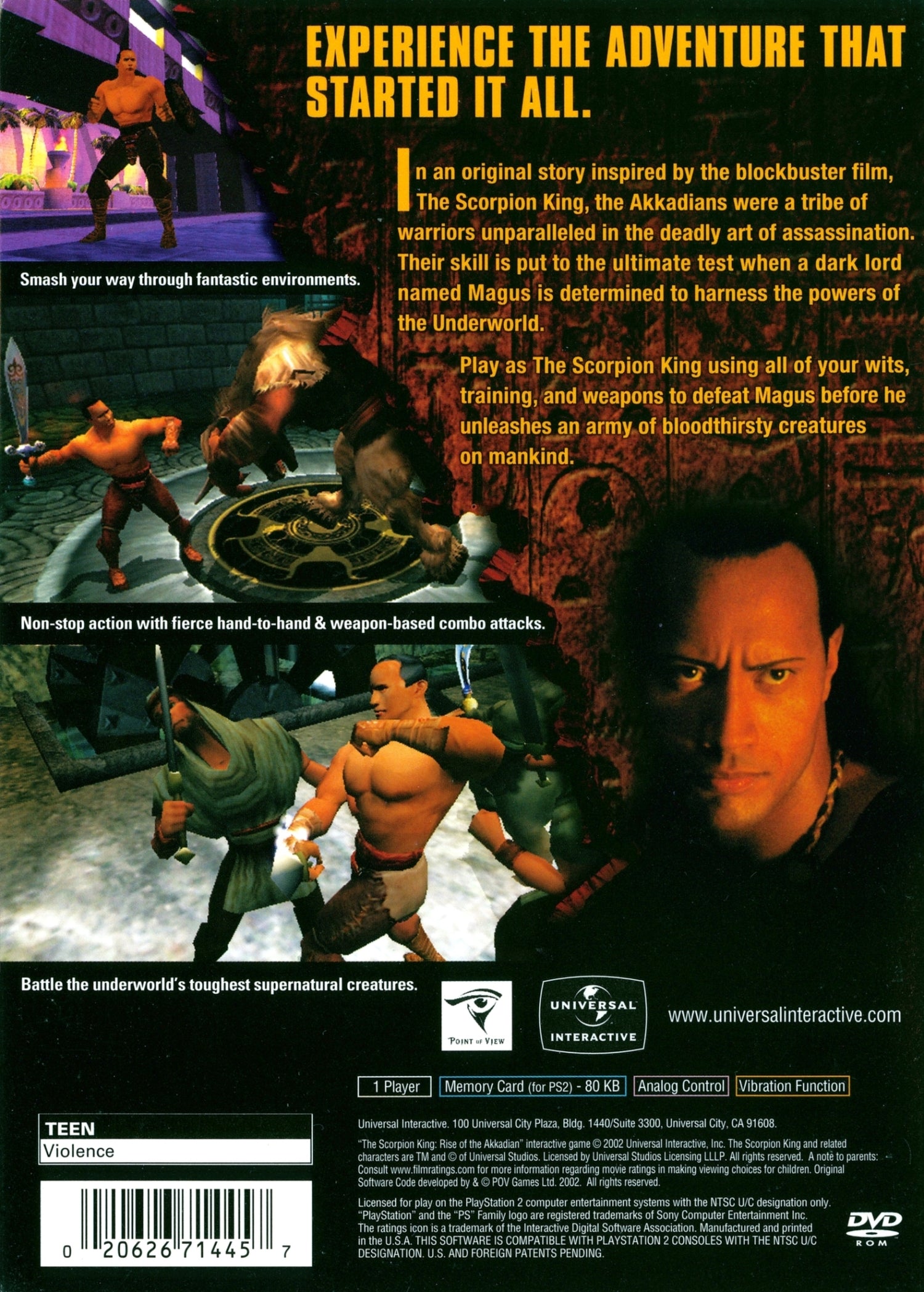 The Scorpion King Rise of the Akkadian - Playstation 2