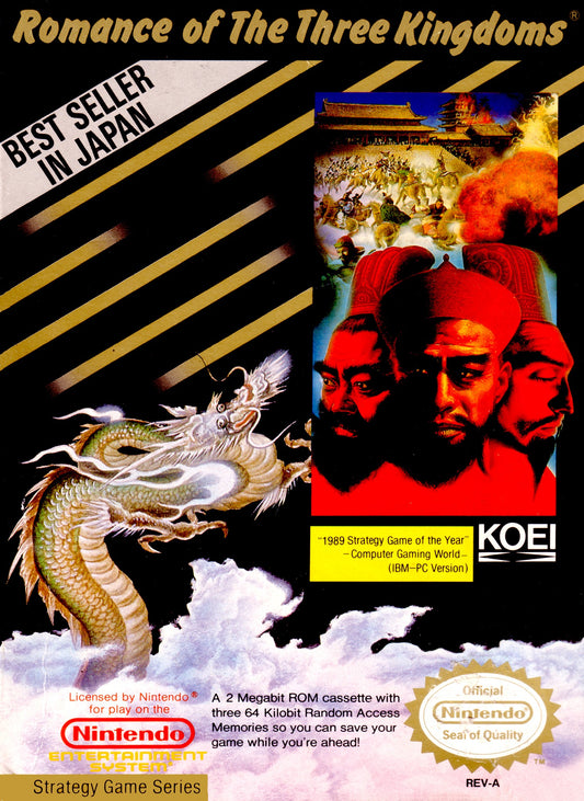 Romance of the Three Kingdoms - NES - Retro Island Gaming