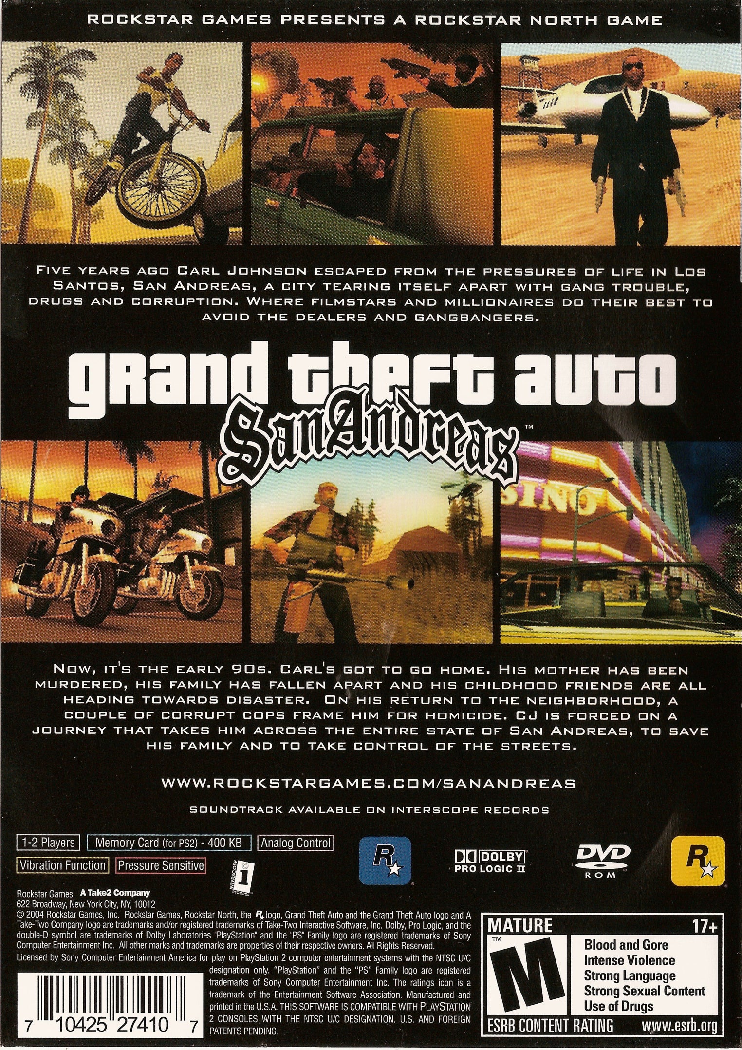 Grand Theft Auto San Andreas [Greatest Hits] - Playstation 2