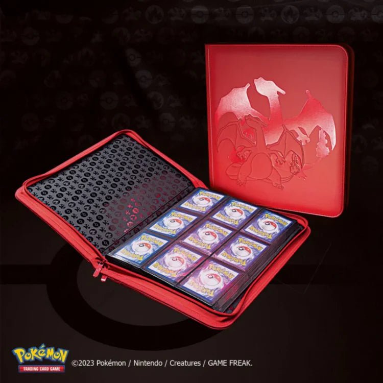 9 Pocket Zip PRO Binder Charizard Elite Series - Ultra PRO - Retro Island Gaming