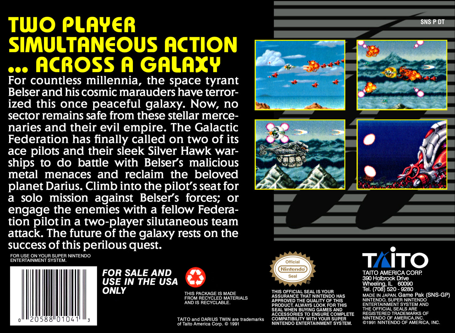 Darius Twin - Super Nintendo