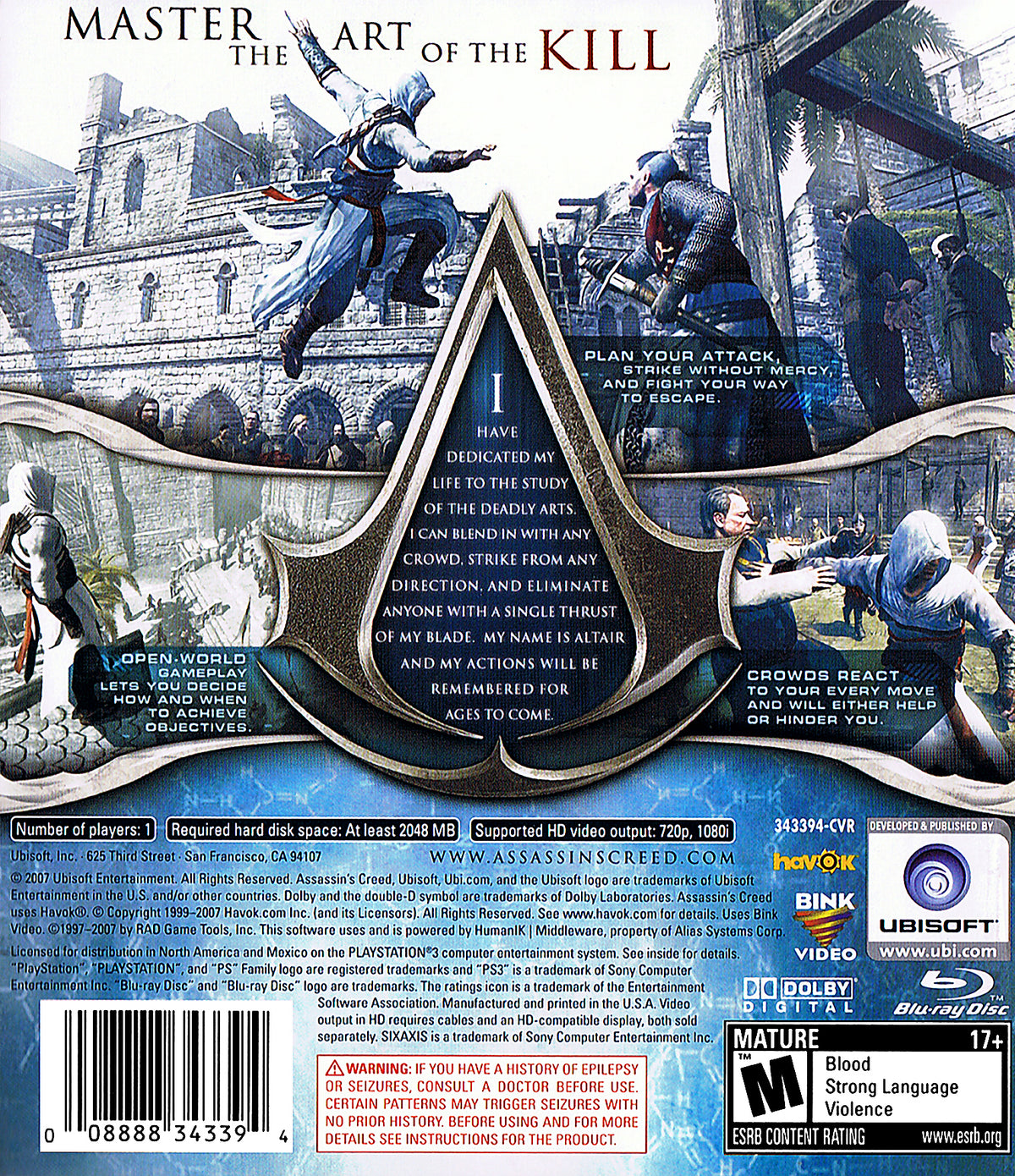 Assassin's Creed - Playstation 3 - Retro Island Gaming