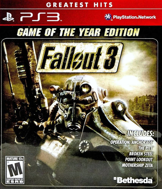 Fallout 3 [Game of the Year Greatest Hits] - Playstation 3 - Retro Island Gaming