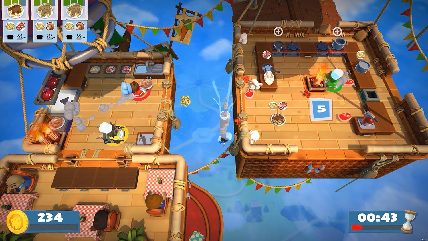 Overcooked + Overcooked 2 - Playstation 4