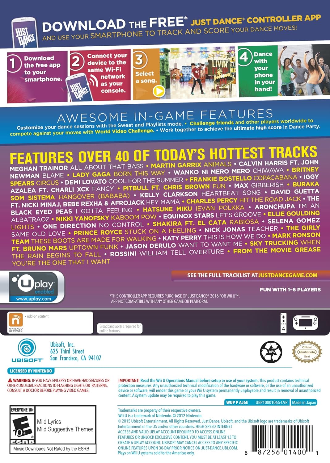 Just Dance 2016 - Wii U