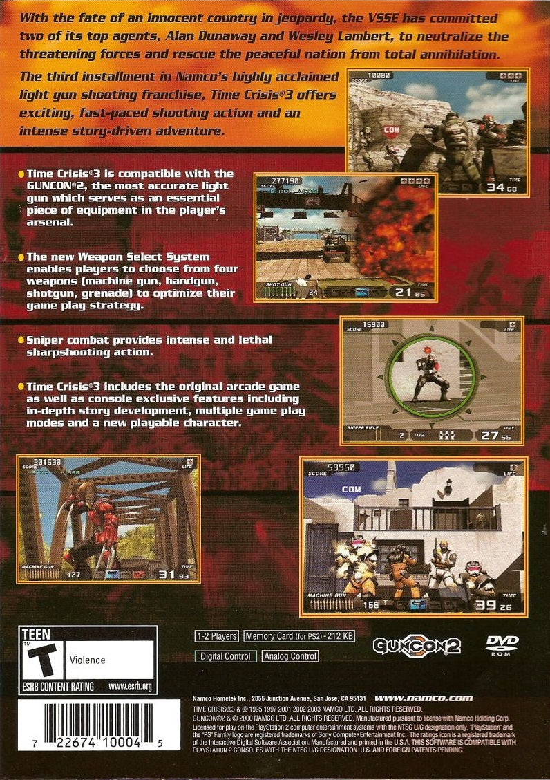 Time Crisis 3 - Playstation 2