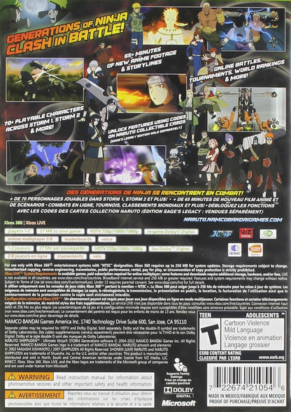 Naruto Shippuden Ultimate Ninja Storm Generations - Xbox 360 - Retro Island Gaming