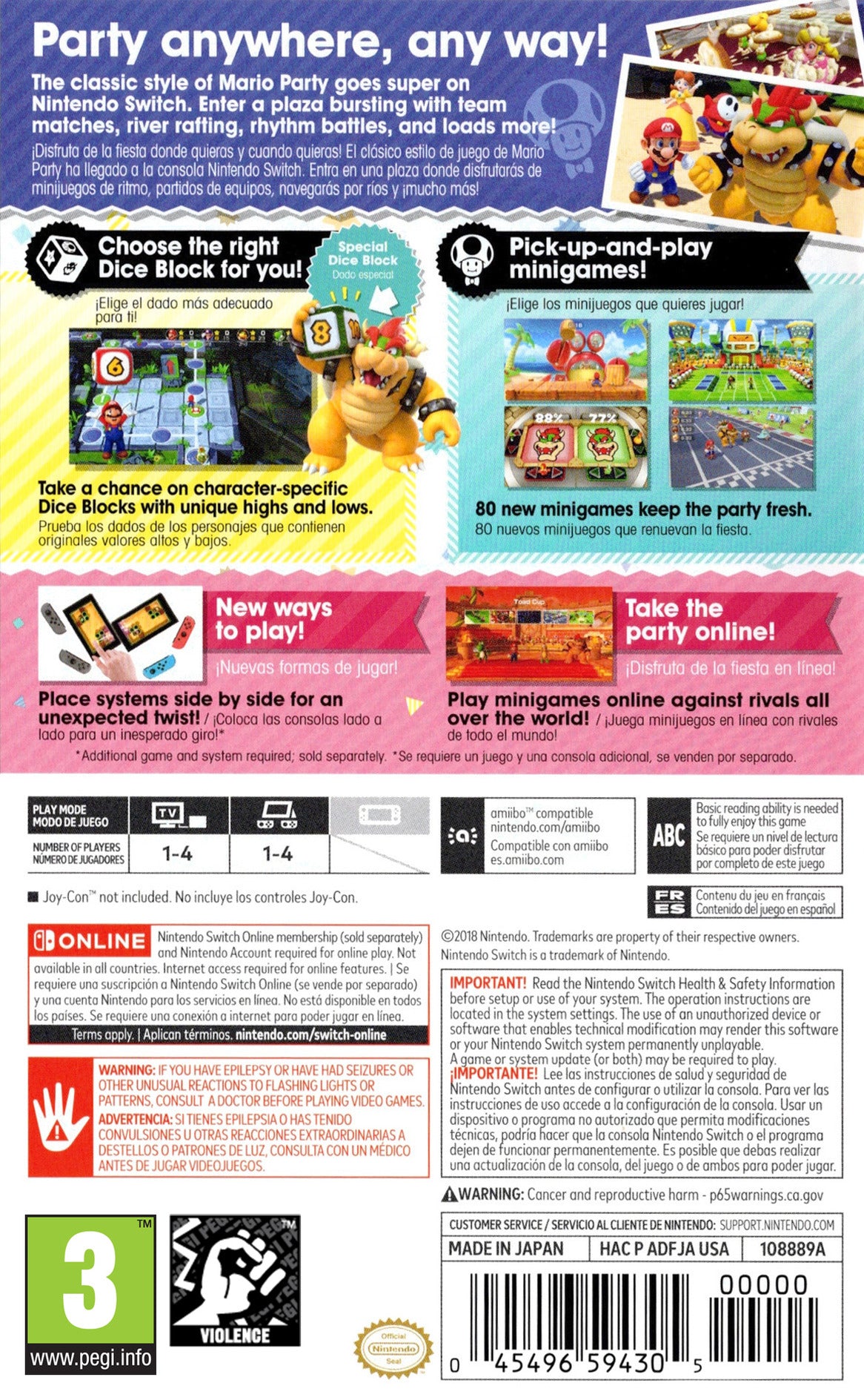 Super Mario Party - PAL Nintendo Switch