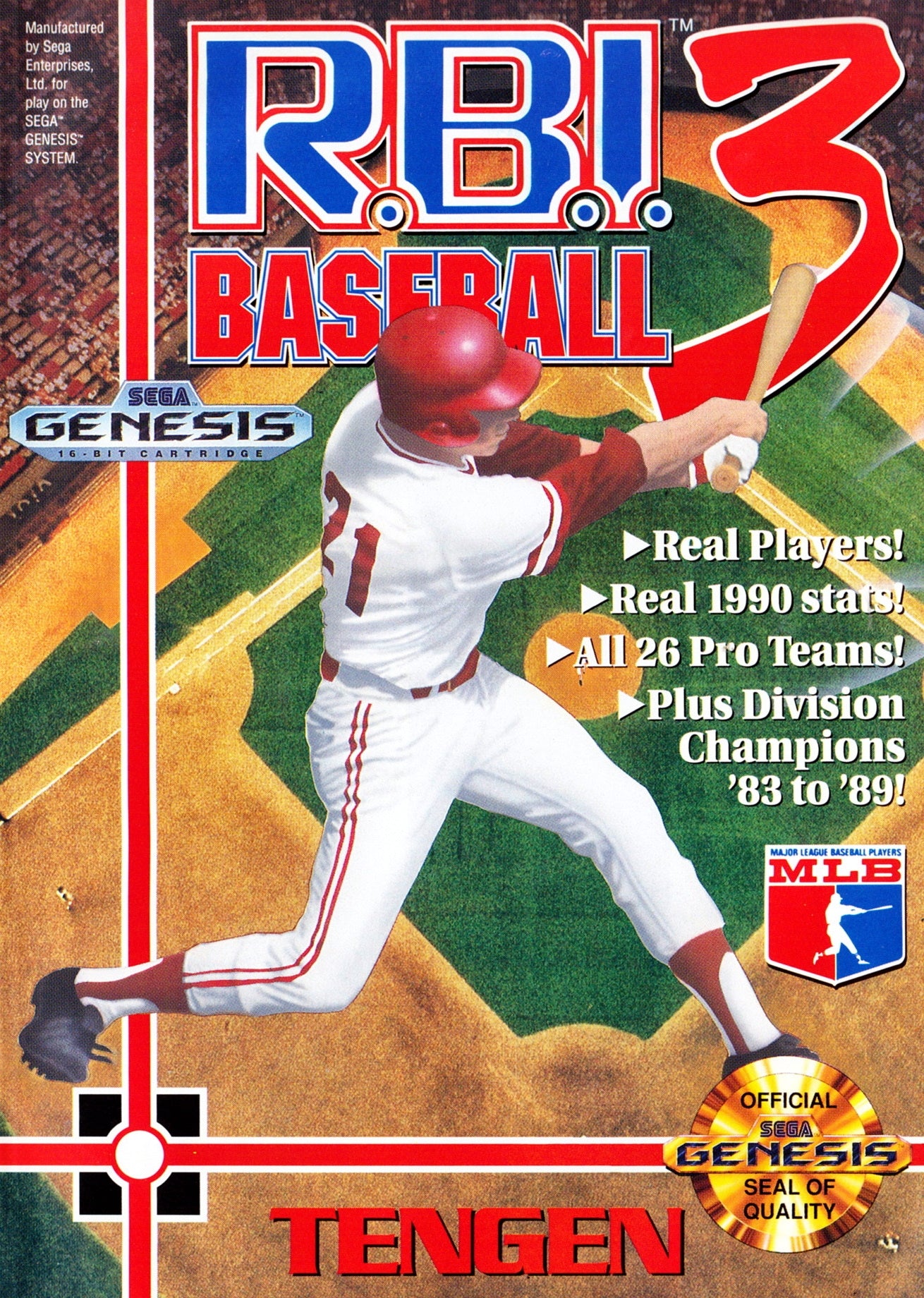 RBI Baseball 3 - Sega Genesis