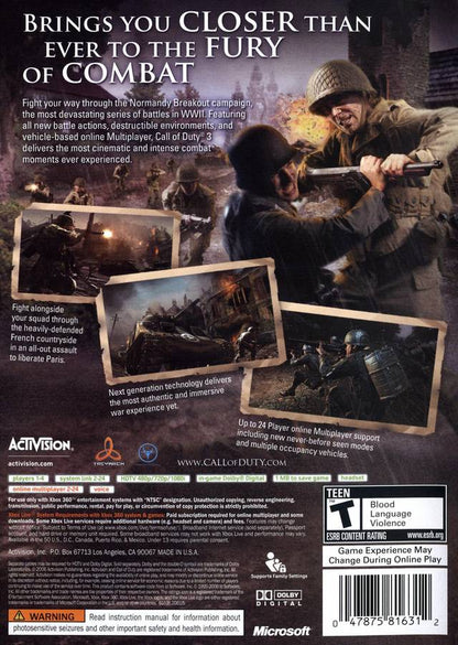 Call of Duty 3 - Xbox - Retro Island Gaming