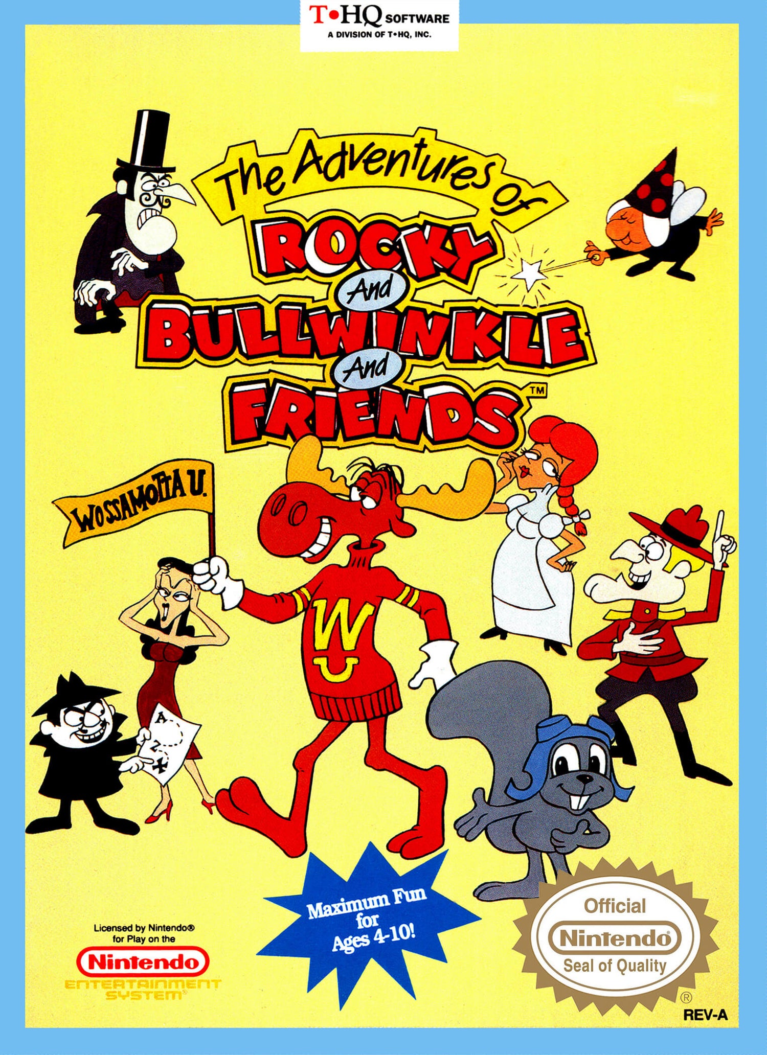 The Adventures of Rocky and Bullwinkle and Friends - NES