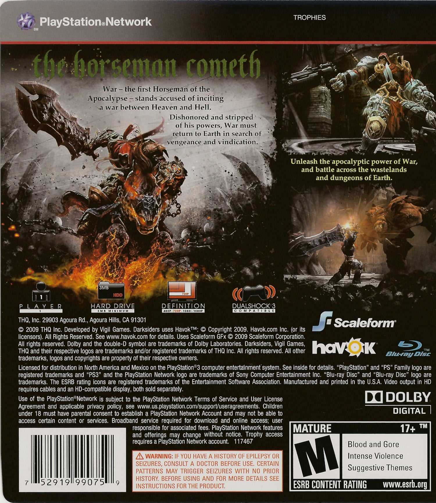 Darksiders - Playstation 3