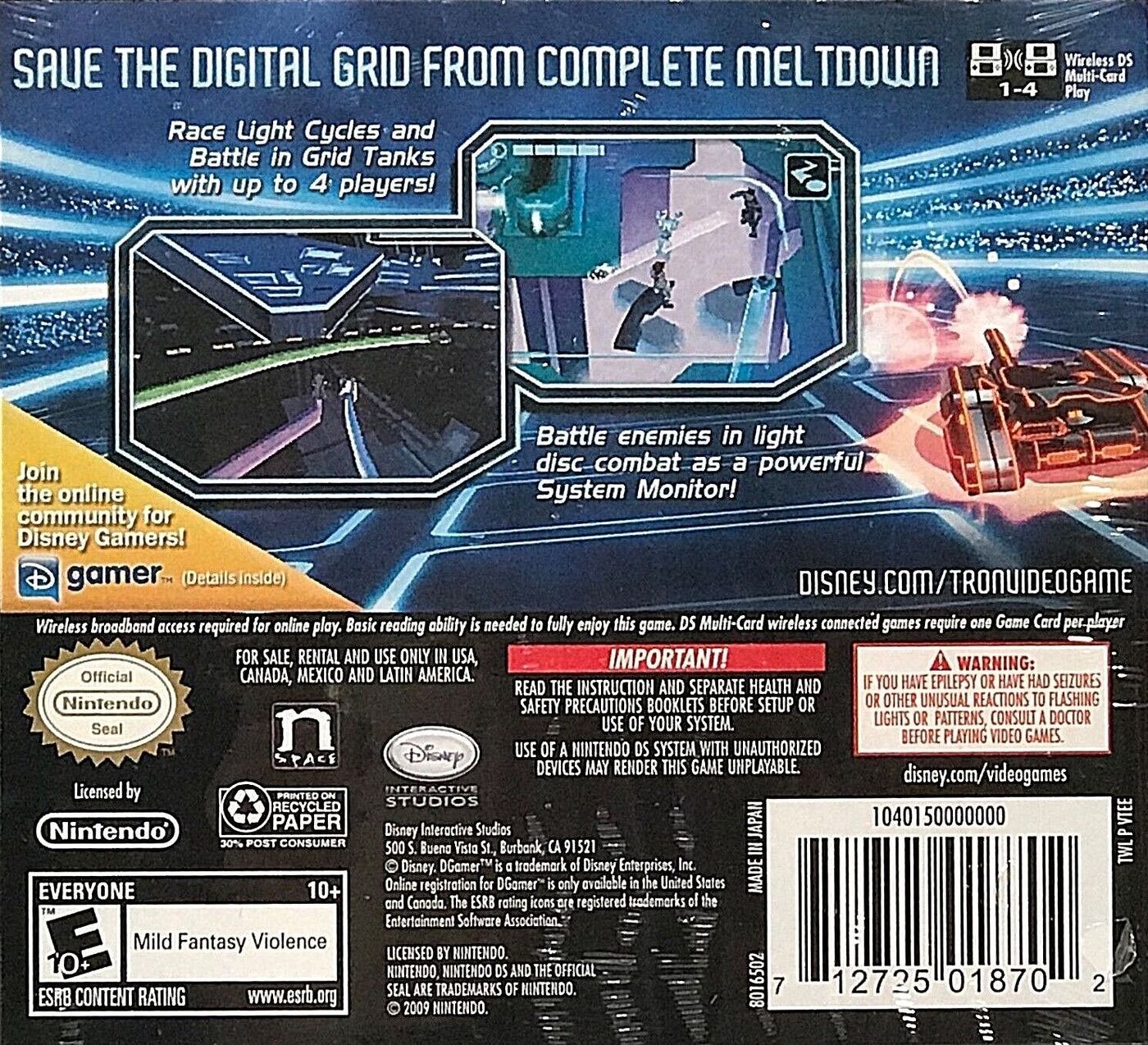 Tron Evolution - Nintendo DS
