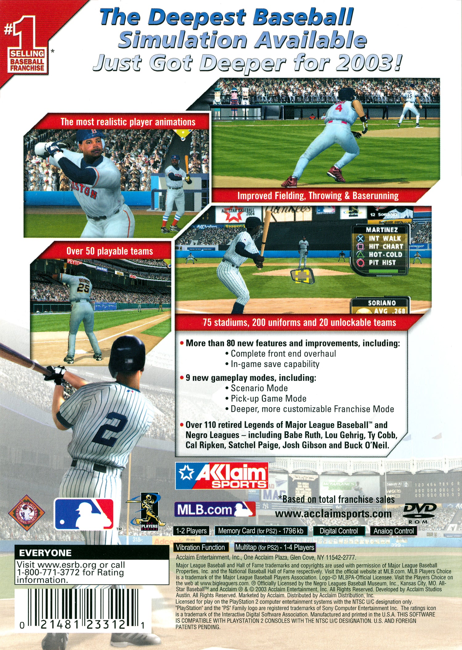 All-Star Baseball 2004 - Playstation 2
