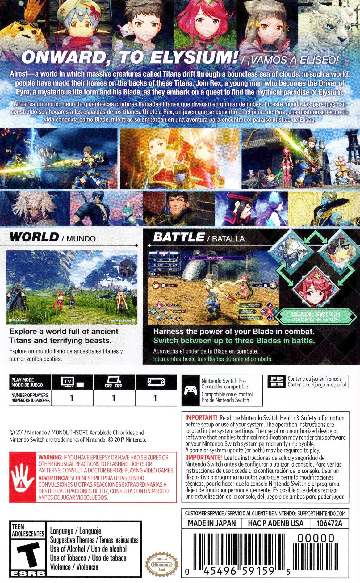Xenoblade Chronicles 2 - Nintendo Switch - Retro Island Gaming