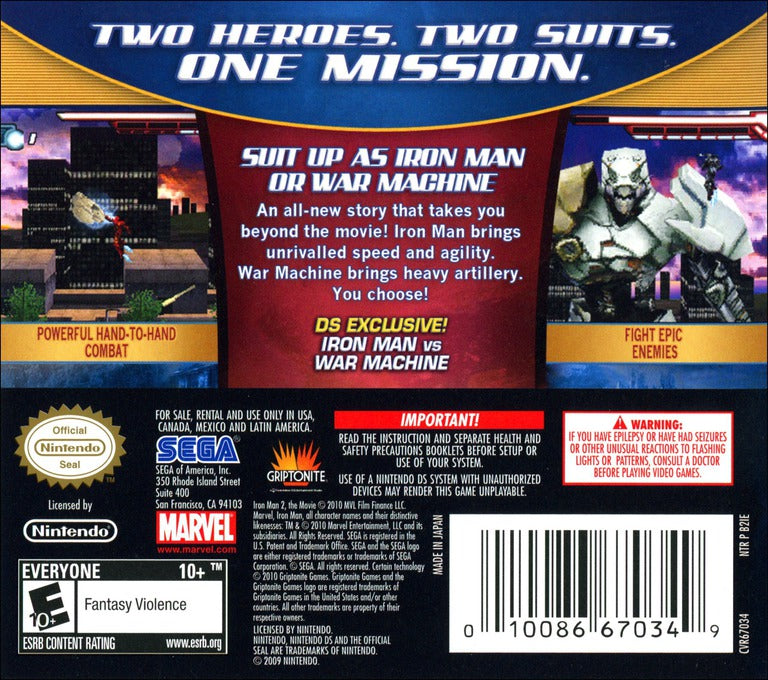 Iron Man 2 - Nintendo DS