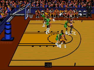 Bulls vs Lakers and the NBA Playoffs - Sega Genesis
