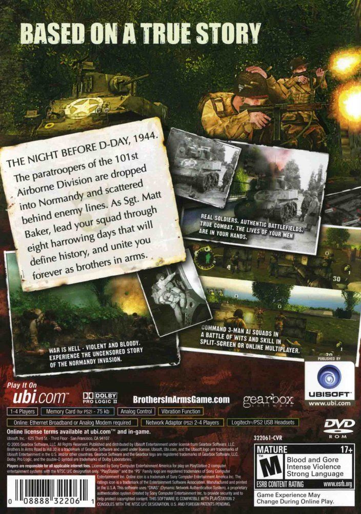 Brothers in Arms Road to Hill 30 - Playstation 2