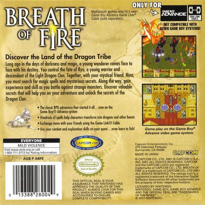 Breath of Fire - GameBoy Advance