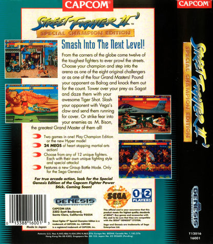 Street Fighter II Special Champion Edition - Sega Genesis - Retro Island Gaming