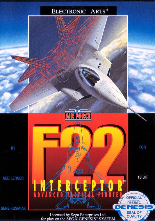 F-22 Interceptor - Sega Genesis - Retro Island Gaming
