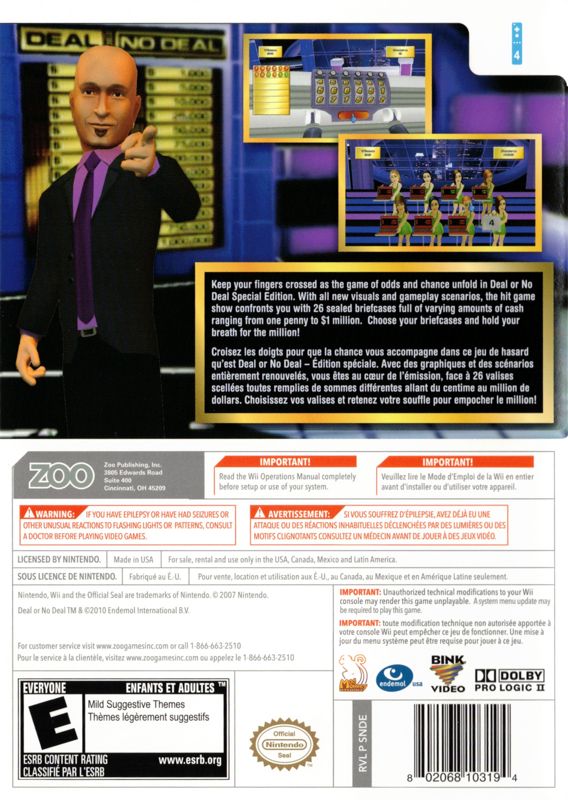 Deal or No Deal: Special Edition - Wii