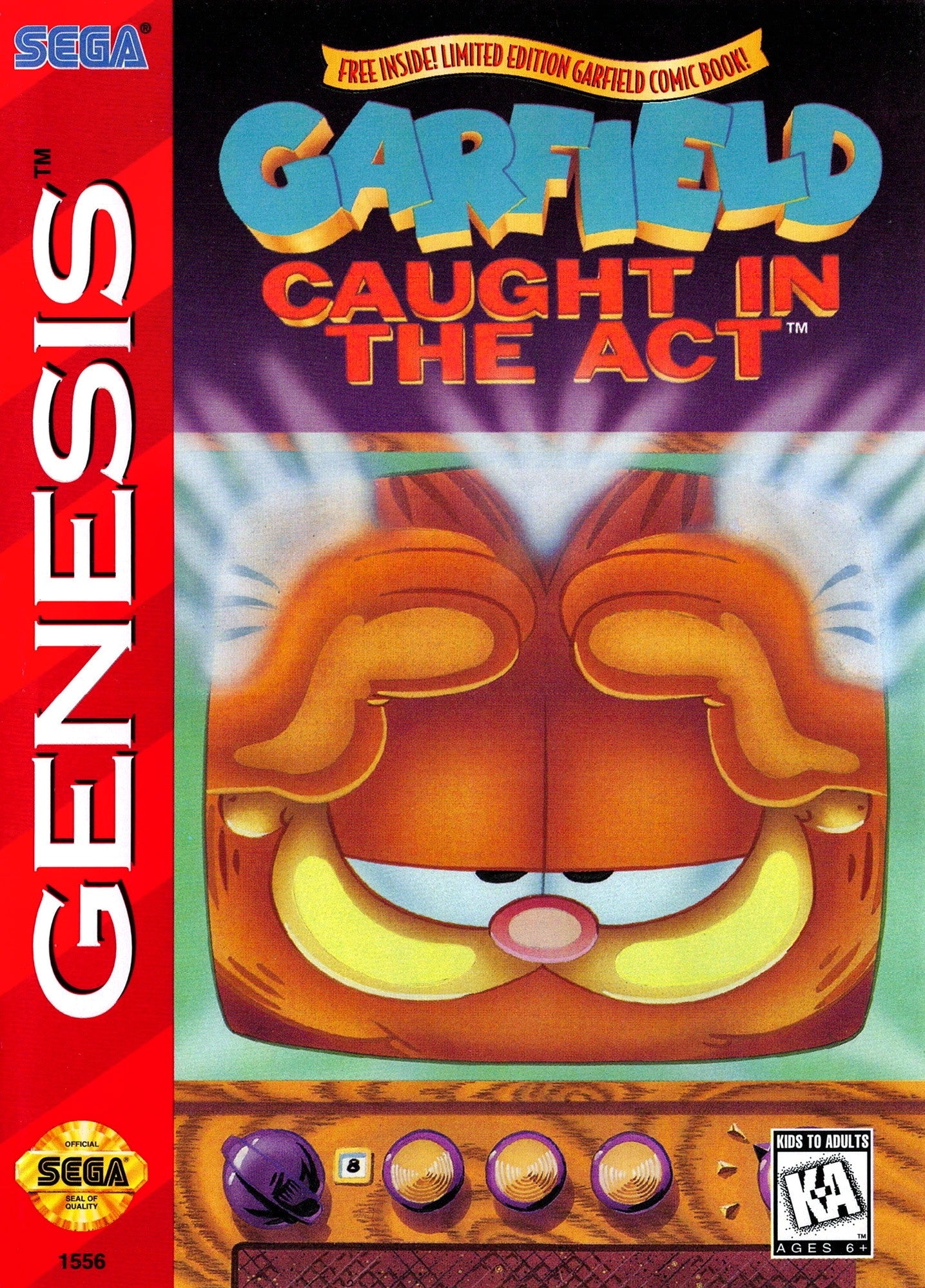 Garfield atrapado en el acto - Sega Genesis
