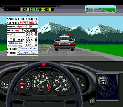 The Duel Test Drive II - Sega Genesis - Retro Island Gaming
