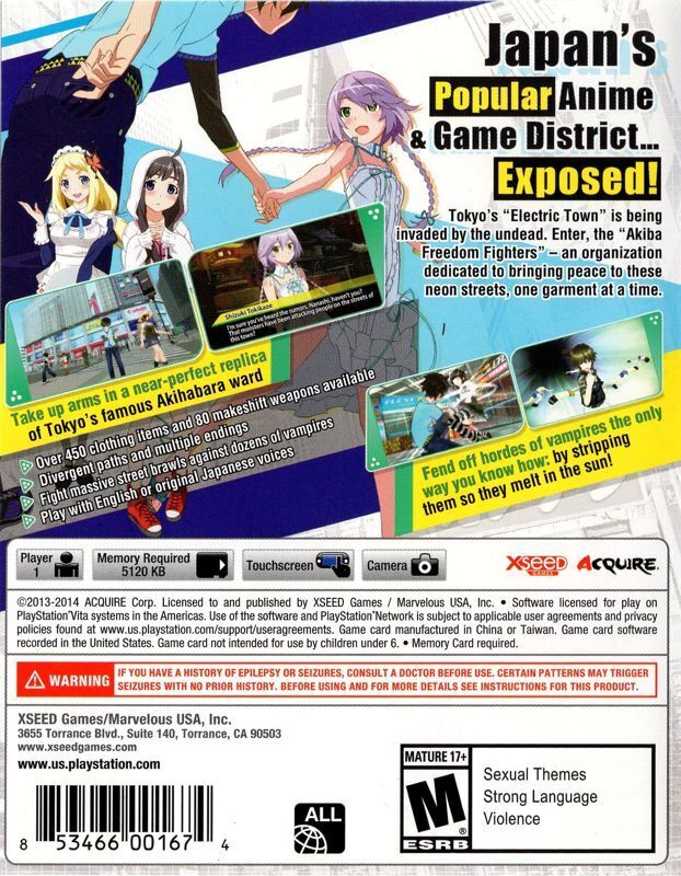 Akiba's Trip: Undead & Undressed - Playstation Vita