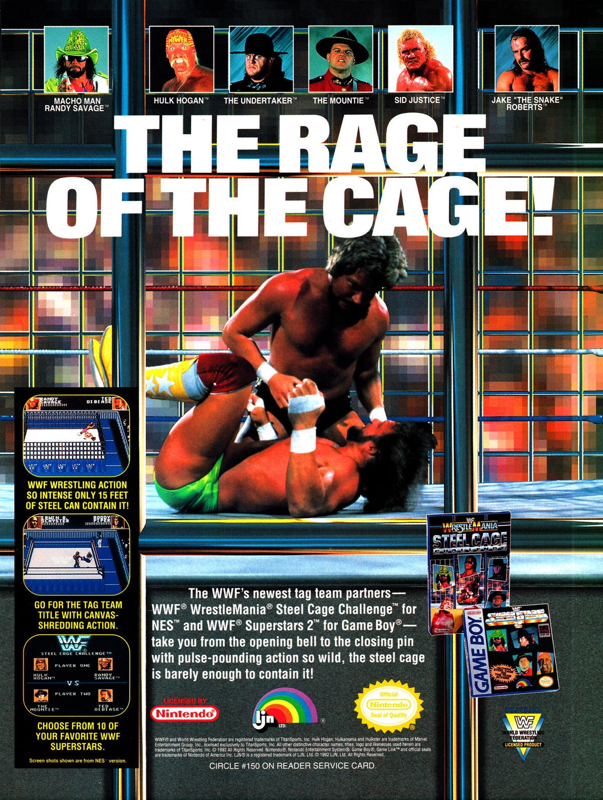 WWF Wrestlemania Steel Cage Challenge - NES - Retro Island Gaming