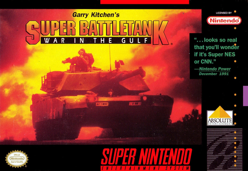 Super Battletank War in the Gulf - Super Nintendo