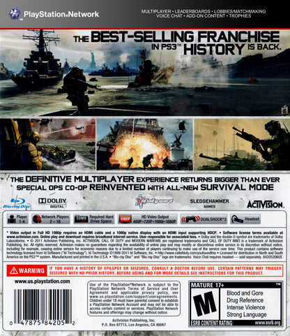 Call of Duty Modern Warfare 3 - Playstation 3 - Retro Island Gaming