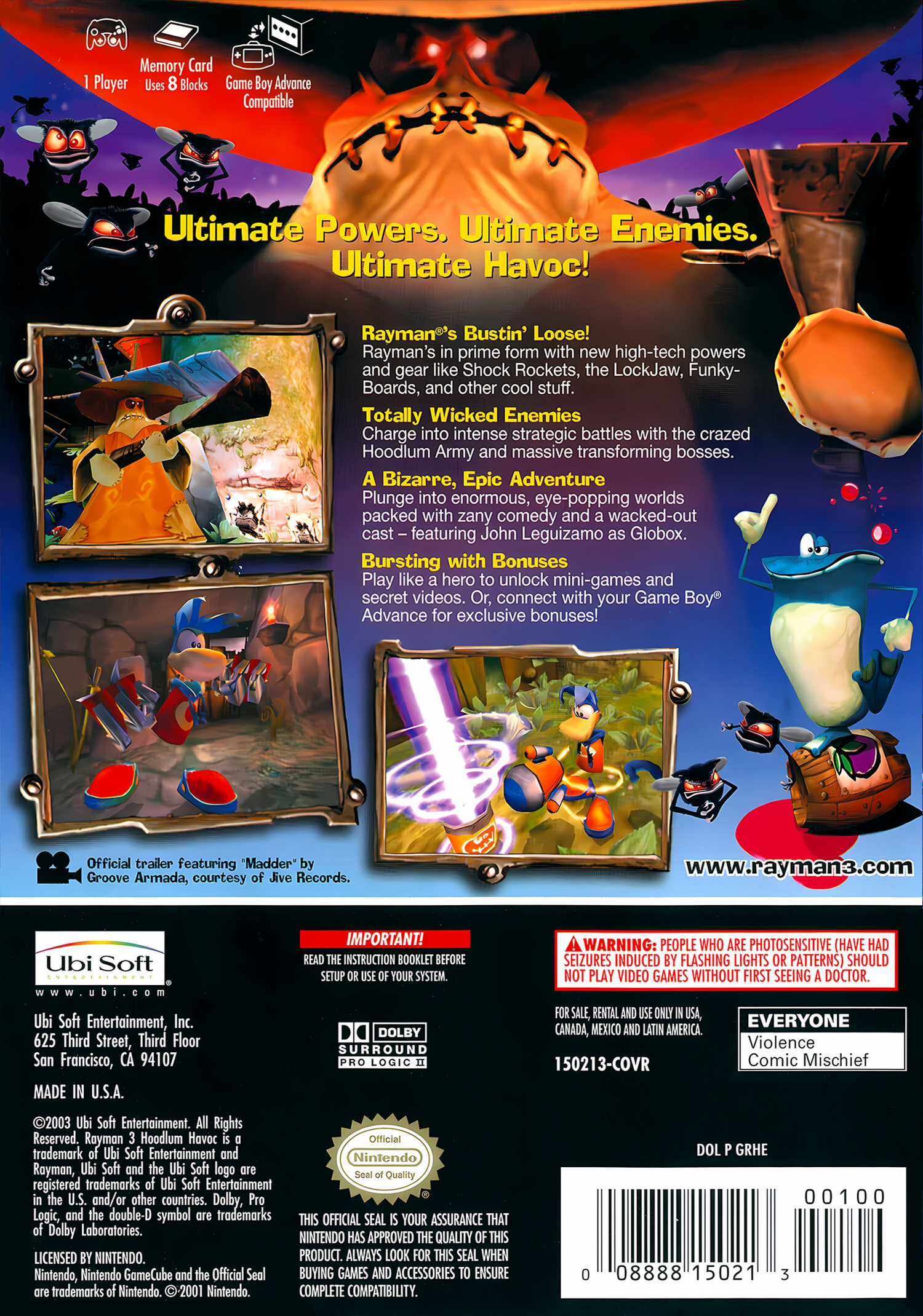 Rayman 3 Hoodlum Havoc - Gamecube