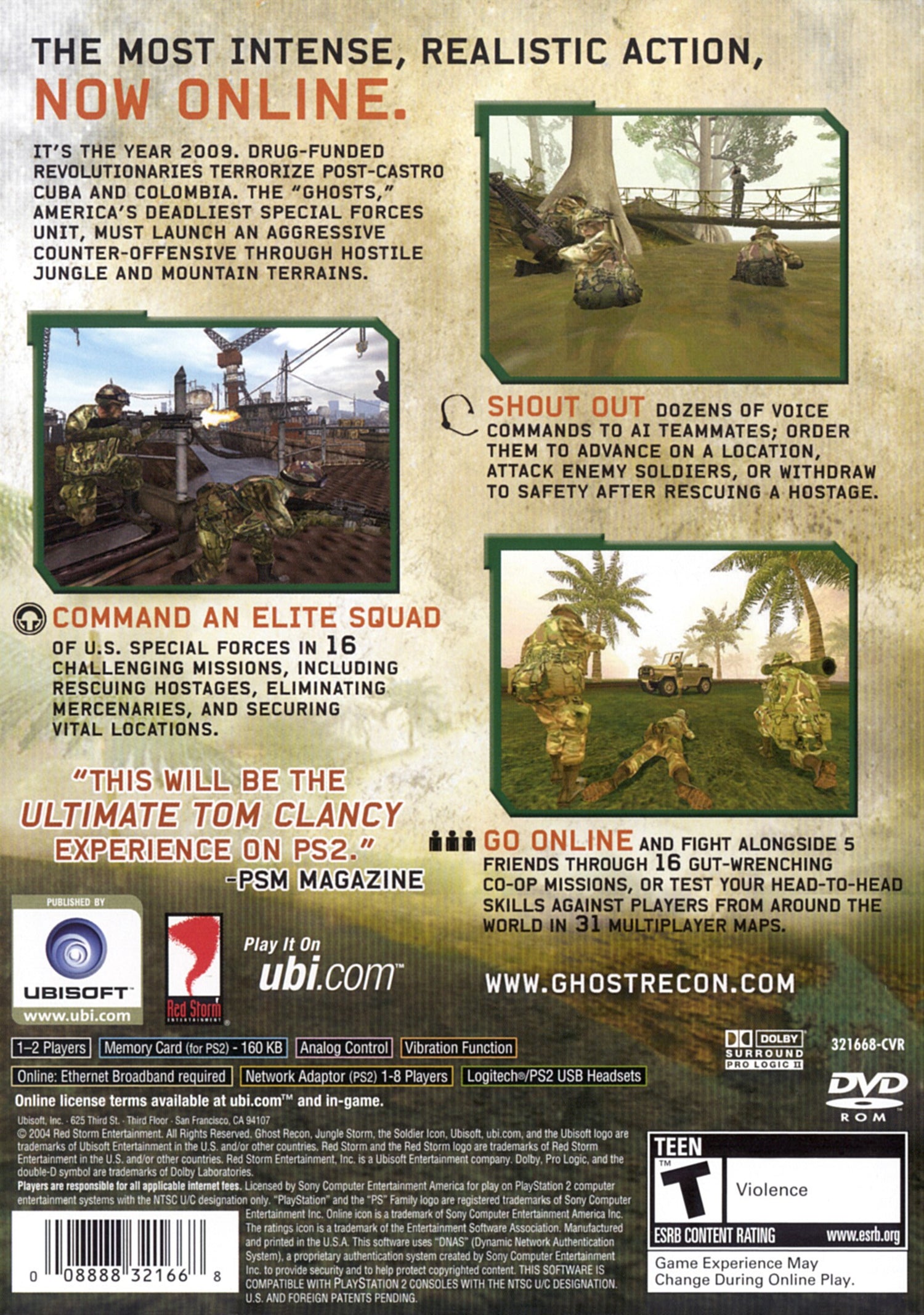 Ghost Recon Jungle Storm - Playstation 2