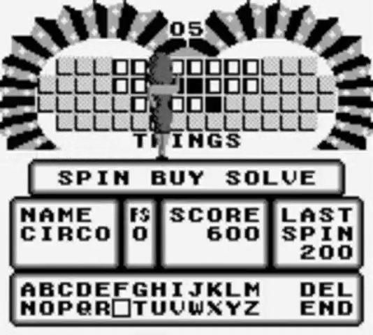 Wheel of Fortune - GameBoy