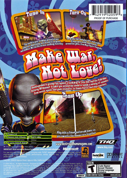 Destroy All Humans 2 - Xbox