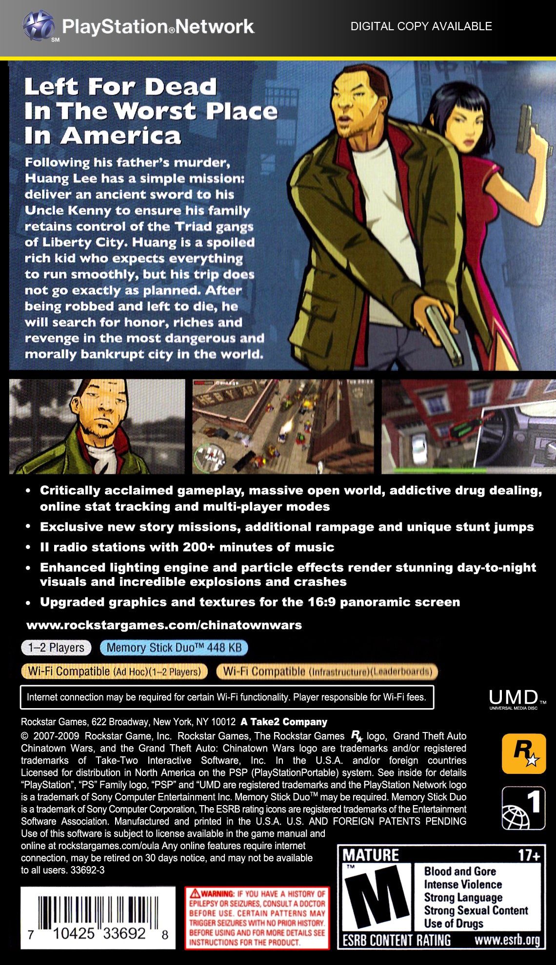 Grand Theft Auto: Chinatown Wars [Grandes éxitos] - PSP