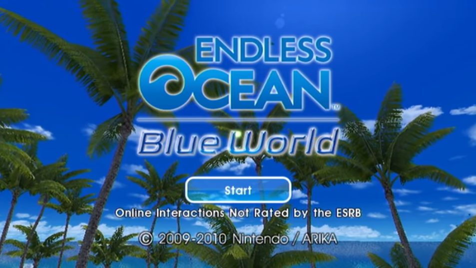 Endless Ocean: Blue World - Wii