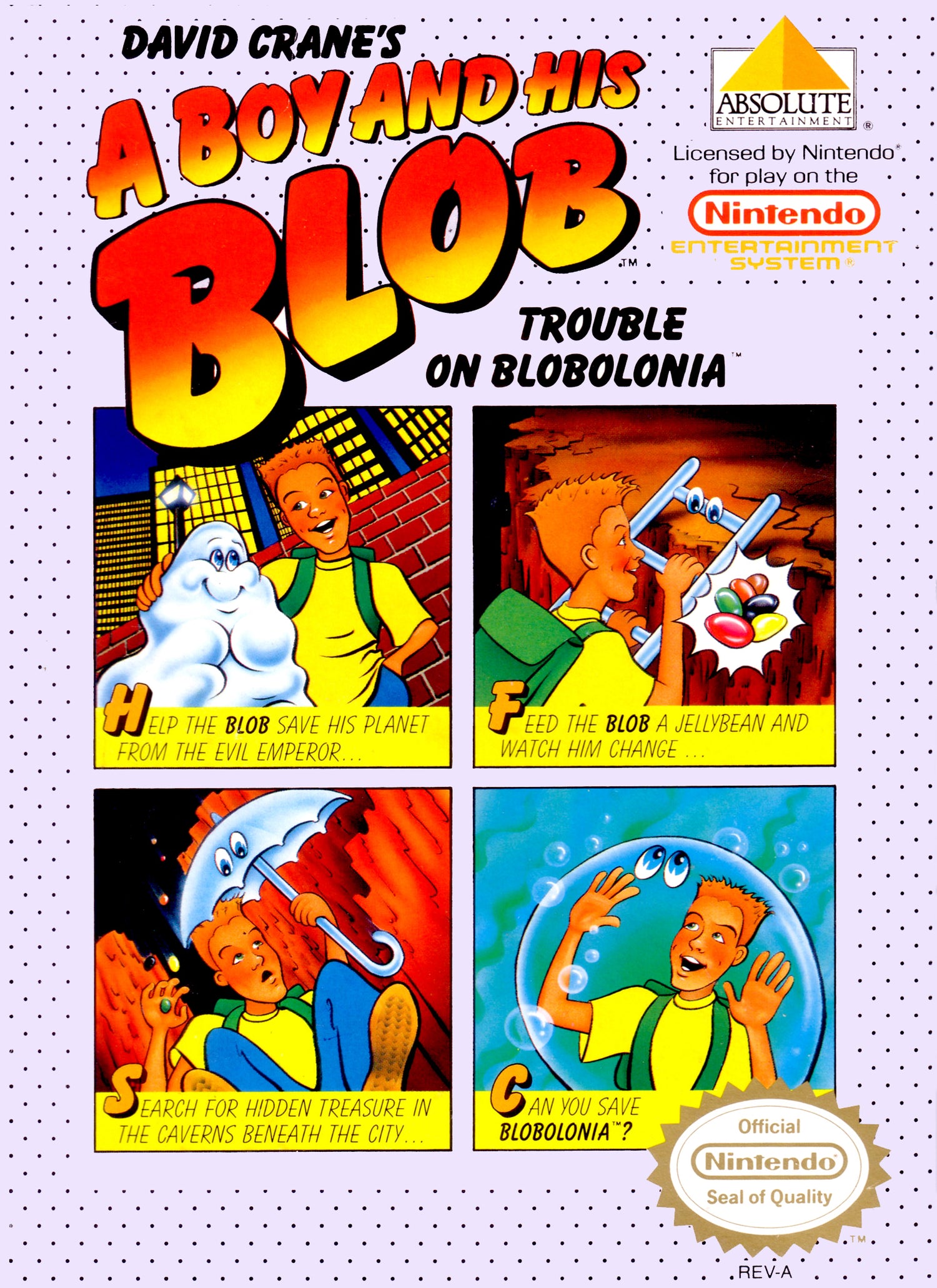 A Boy and His Blob Trouble on Blobolonia - NES