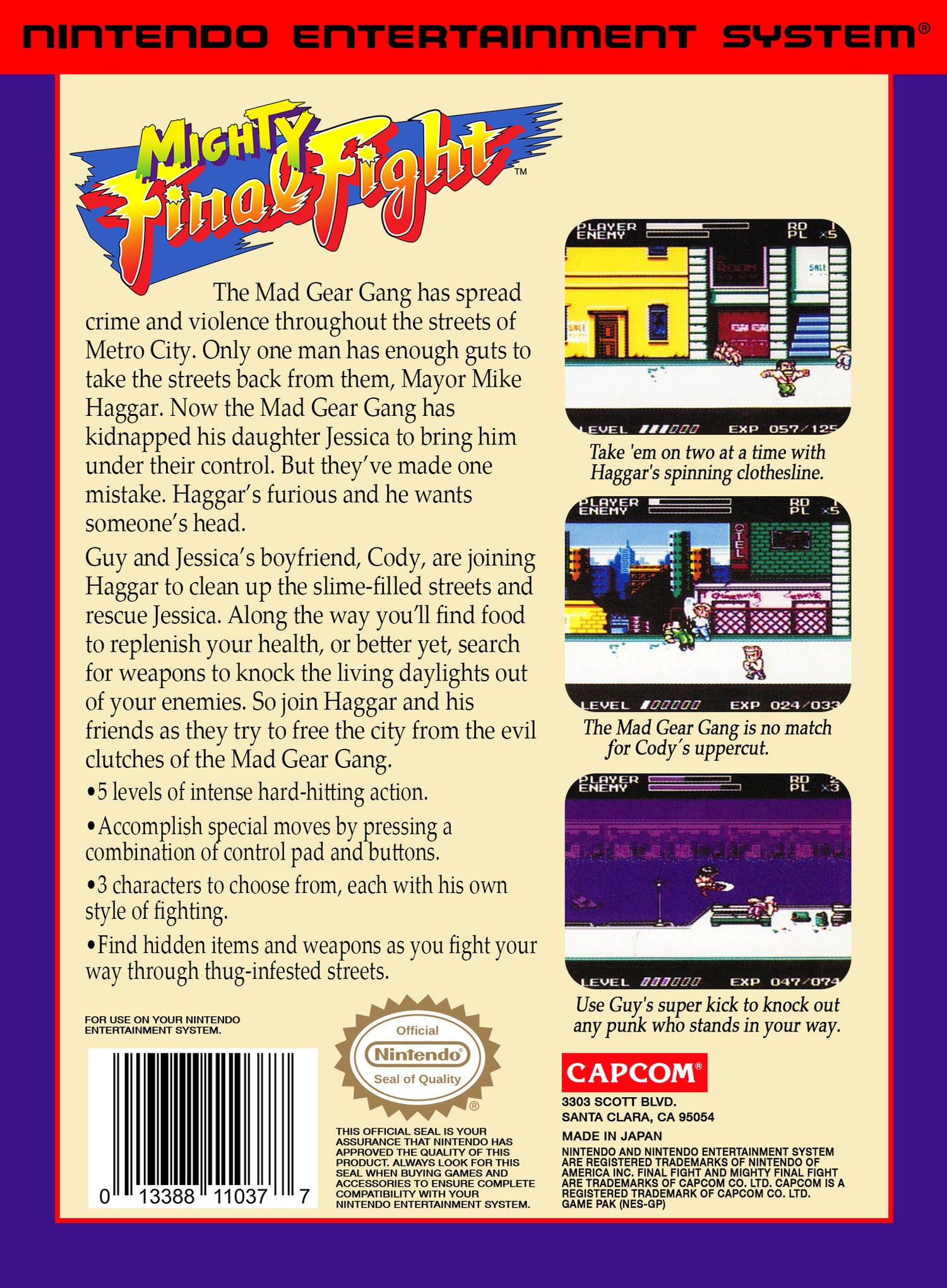 Mighty Final Fight - NES