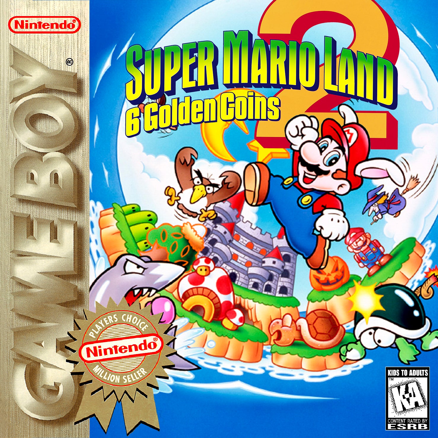 Super Mario Land 2 [Player's Choice] - GameBoy