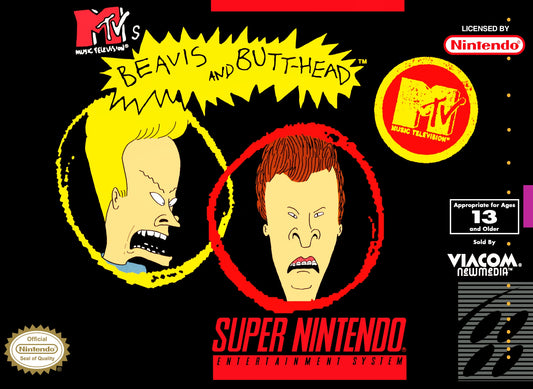 Beavis and Butthead - Super Nintendo - Retro Island Gaming
