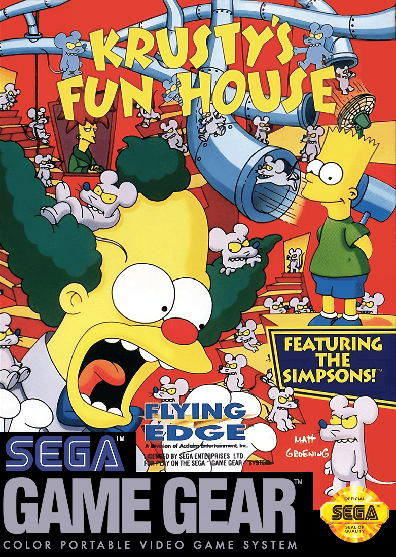 Krusty's Fun House - Sega Game Gear