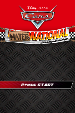 Campeonato Nacional Cars Mater - Nintendo DS