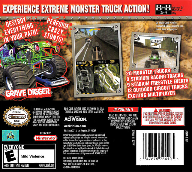 Monster Jam - Nintendo DS