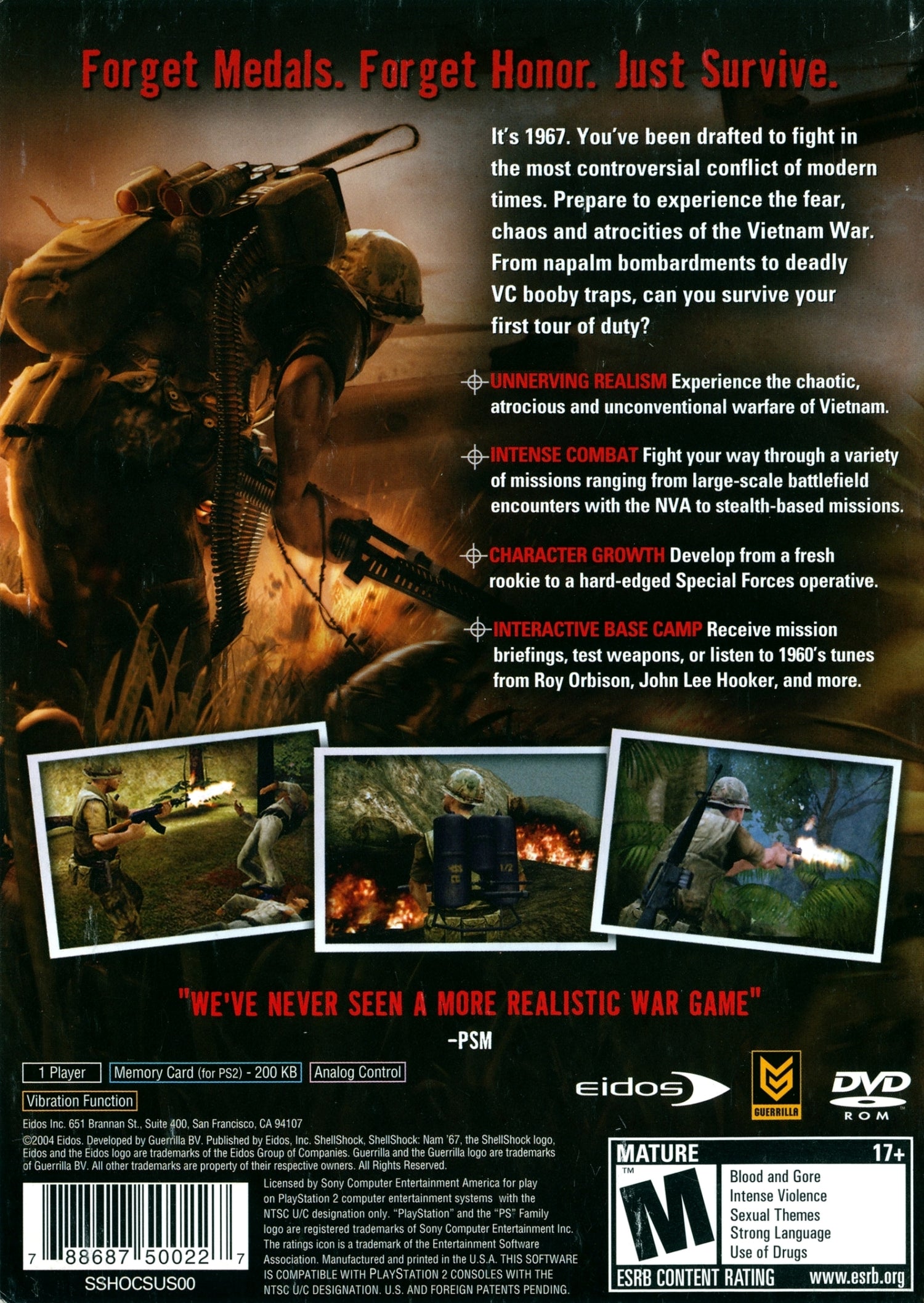 Shell Shock Nam '67 - Playstation 2