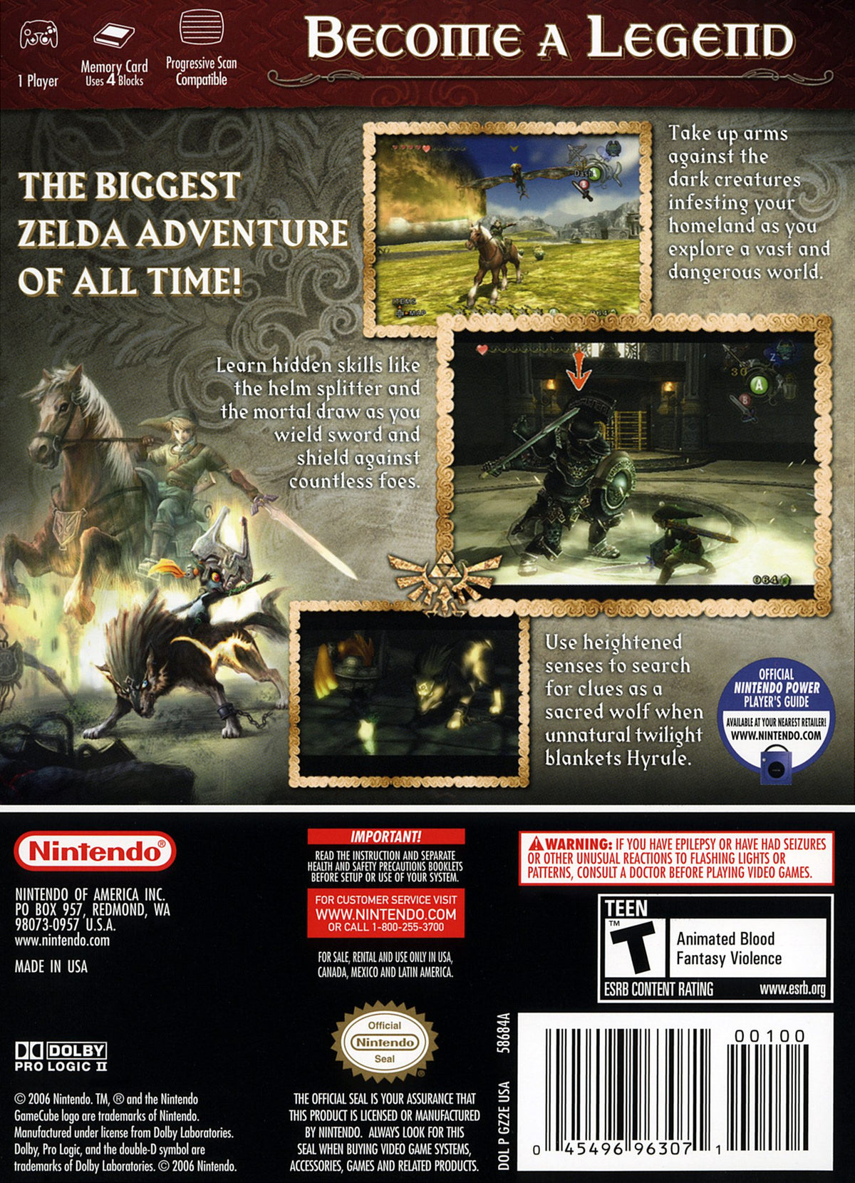 Zelda Twilight Princess - Gamecube - Retro Island Gaming