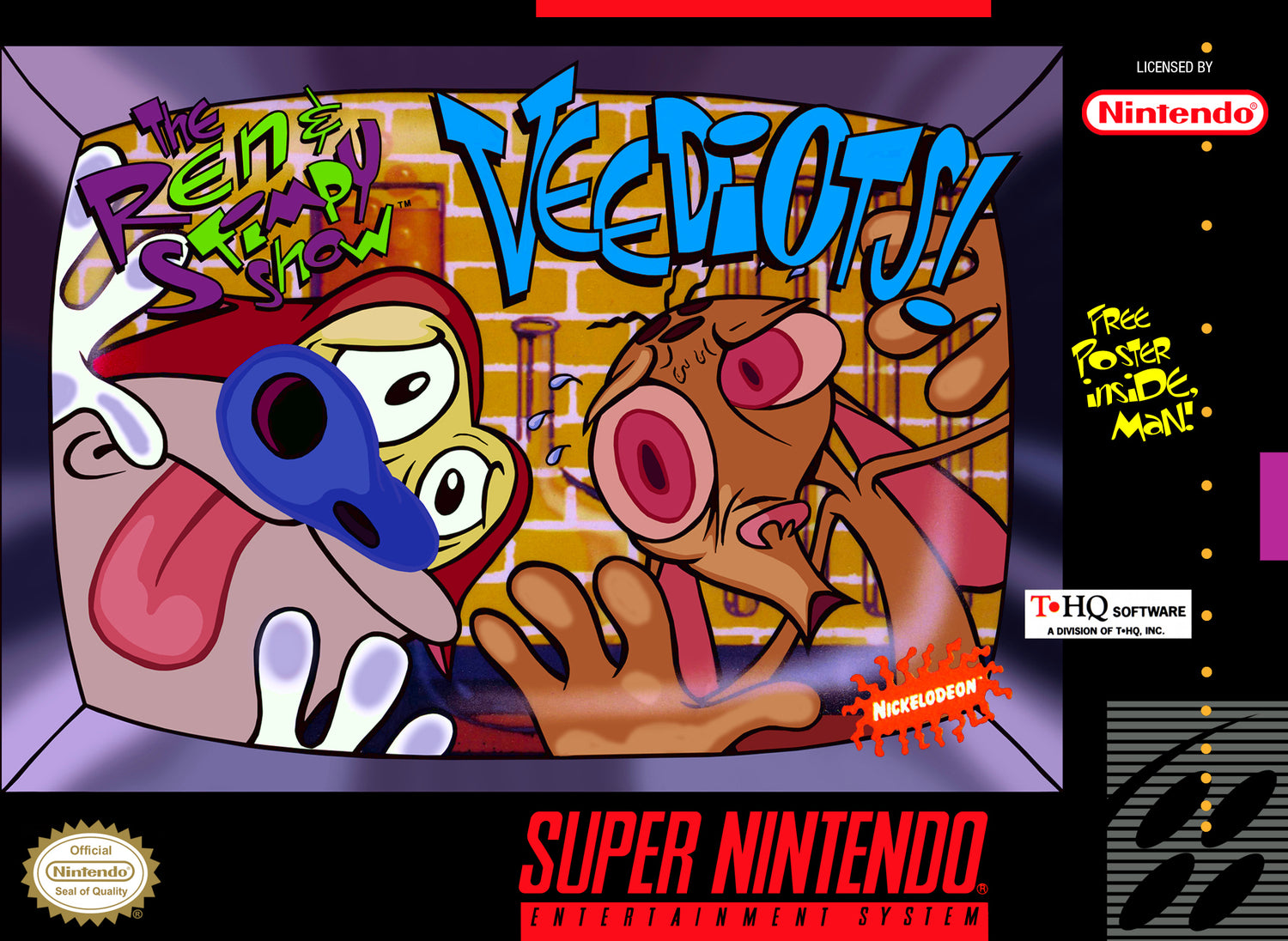 The Ren and Stimpy Show Veediots - Super Nintendo