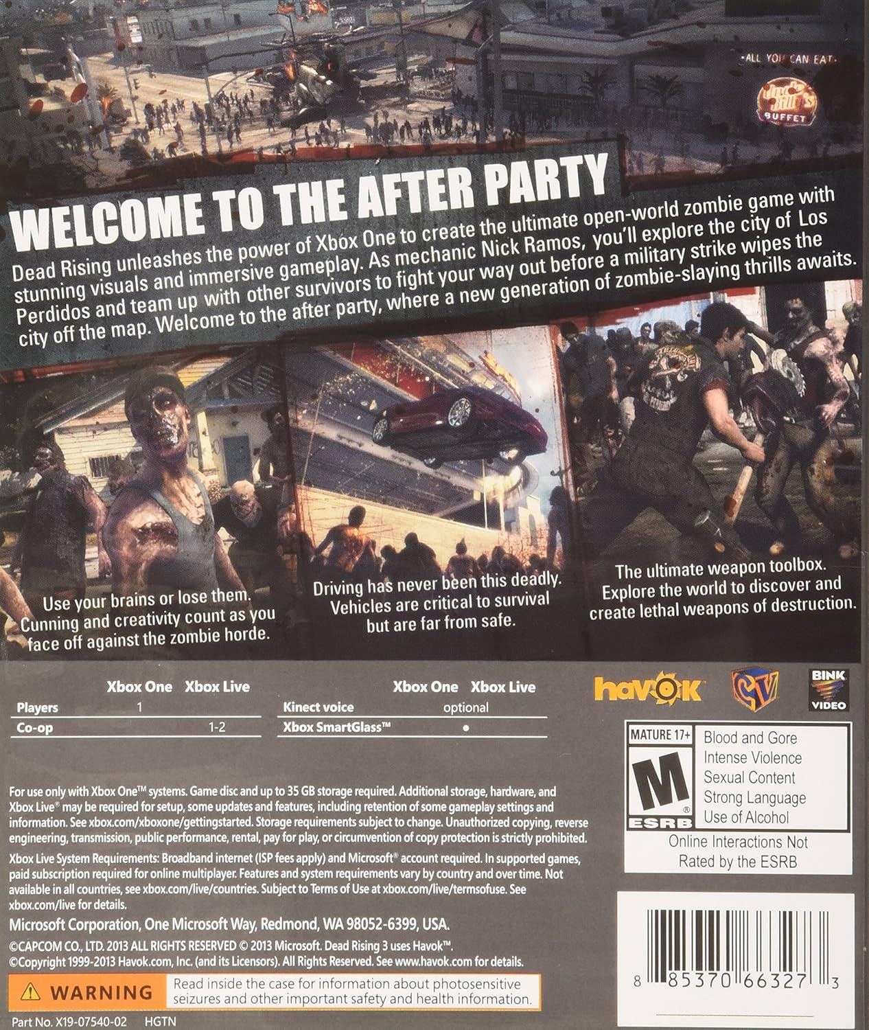 Dead Rising 3 [Day One Edition] - Xbox One